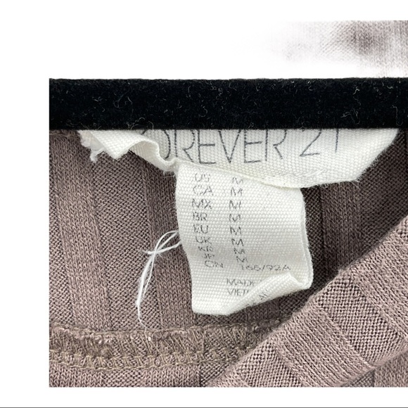 Forever 21 Ribbed Mock Neck Bodycon Dress Size M - Picture 9 of 10